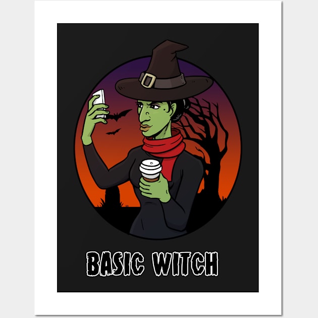 Basic Witch Wall Art by SpacemanTees